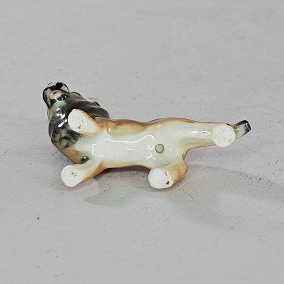 Bug House Bone China Japan Lion Miniature Figurine Tiny - Picture 5 of 8